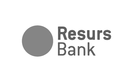 Resurs Bank logo greyscale